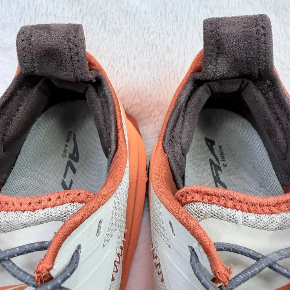 Altra Olympus 6 Mens Trail Running Shoes Gray Orange Size 11 Hiking Trail